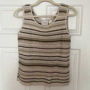 Knitted sweater tank